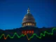 US Capitol at dusk as Senate introduces bill to ban prediction markets on war and terrorism