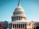 US Capitol building representing Senate bill targeting sports betting on prediction markets.