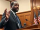 US Senator Tim Scott discusses crypto market structure legislation at a Washington D.C. event.