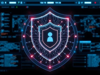 SlowMist's five-layer digital security shield protecting Web3 AI agent networks from cyber threats.