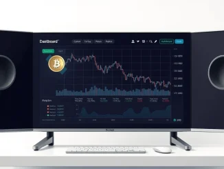 Analyst dashboard showing declining Solana DApps revenue and SOL price chart for market analysis.