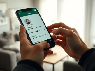 Smartphone displaying Spotify's new Taste Profile editing interface for controlling music recommendations.