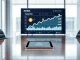Corporate boardroom dashboard visualizing Strive Asset Management's $50M investment in Strategy's STRC Bitcoin-linked preferred stock.