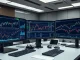 Analyst monitoring Sui cryptocurrency price charts and blockchain metrics on trading desk monitors.