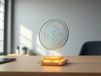 Sui Dollar (USDsui) stablecoin concept on the Sui blockchain network for global payments.