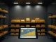 Gold bullion and digital tablet representing Theo's gold-linked yield stablecoin facility.