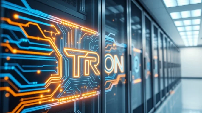 Tron blockchain and AI agent technology convergence for future infrastructure.