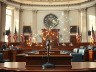 Breaking crypto news on Trump's push for cryptocurrency legislation and AI token market surge.