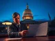 US Capitol building during congressional investigation into Trump-linked firm and Chinese stock scams