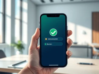Trust Wallet scam address check feature blocking phishing attacks on smartphone interface