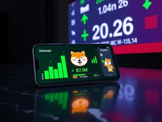 Uniswap and Pepeto cryptocurrency market analysis March 2026 showing fee switch revenue and presale milestones