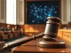 The U.S. CLARITY Act represents a pivotal moment for cryptocurrency regulation, symbolized by a gavel in Congress.