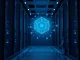 AI agent processing secure digital payments in a fintech data center, representing new Visa and Tempo tools.