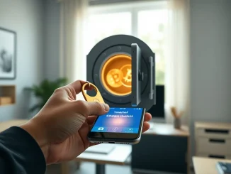 XRP holder earning yield while keeping private keys secure with Flare Smart Accounts technology