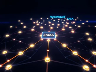 ZAMA protocol integration with Hyperliquid DEX platform for cross-chain blockchain connectivity.