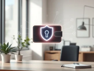 Secure digital wallet interface representing the Zcash Zodl wallet after $25 million venture capital funding.