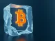 Concept of Bitcoin being frozen for quantum security under BIP-361 proposal.
