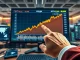 Bitcoin price surge chart during geopolitical tensions over a US-Iran deal.