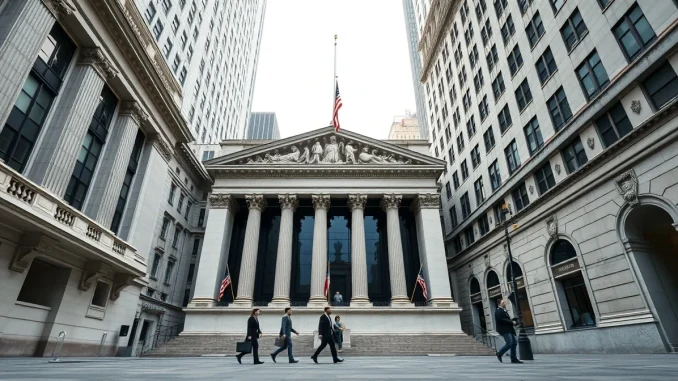 The New York Stock Exchange building where Bitmine now trades.