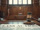 Courtroom scene representing the dismissal of the Caitlyn Jenner memecoin lawsuit.