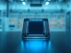 Quantum computer processor representing the threat to blockchain security discussed in Coinbase report.