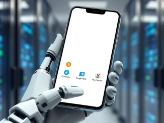 Coinbase x402 AI payments protocol enables AI agents to use an app store on a smartphone.