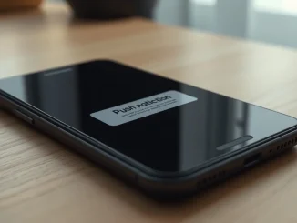 Smartphone with a push notification illustrating Pavel Durov's privacy warning about metadata surveillance.