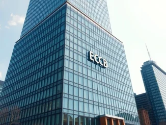 European Central Bank headquarters representing the shift in EU crypto regulation oversight.