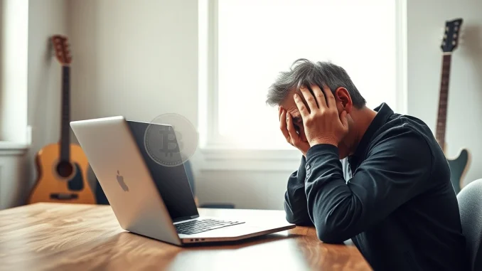 Musician G. Love after losing $420,000 Bitcoin in a fake Ledger app scam.