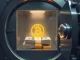 FDIC stablecoin regulation concept showing a digital token secured in a bank vault, representing new reserve and insurance rules.