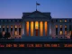 Federal Reserve building in Washington D.C. representing monetary policy decisions on rate cuts.