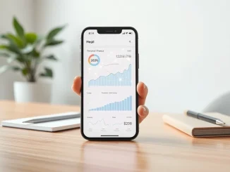 Conceptual image of AI and personal finance merging, representing OpenAI's acquisition of Hiro Finance.
