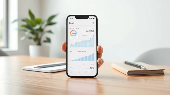 Conceptual image of AI and personal finance merging, representing OpenAI's acquisition of Hiro Finance.