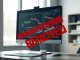 Polymarket prediction market interface showing a market removal notice on a computer screen.