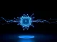 Conceptual visualization of Quant Network's blockchain interoperability technology for QNT price analysis.