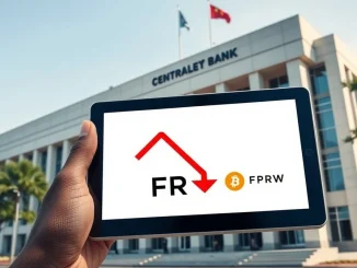 National Bank of Rwanda building representing the central bank's crackdown on Bybit's crypto trading platform.