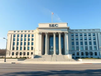 SEC headquarters building representing the agency's shift in crypto enforcement policy.