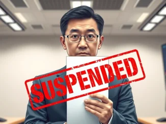 South Korean financial regulator imposing penalties on Coinone exchange for compliance failures.