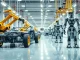 Tesla's advanced manufacturing and robotics assembly line for vehicles and Optimus robots.