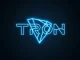 TRON (TRX) cryptocurrency logo analysis for future price prediction.