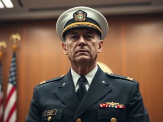 US Navy Admiral Samuel Paparo testifying about Bitcoin's role in national security.
