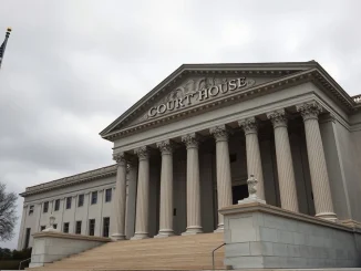 US DOJ sentences man to 70 months prison for $263M scam group. Exterior of federal courthouse.