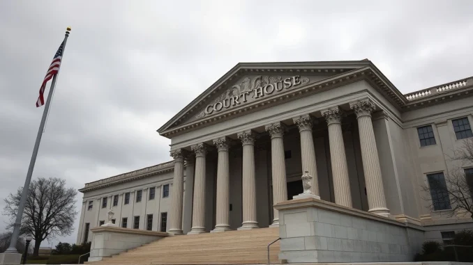 US DOJ sentences man to 70 months prison for $263M scam group. Exterior of federal courthouse.
