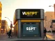 Western Union storefront in Denver displaying USDPT stablecoin rollout announcement for May 2026