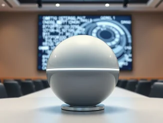 World's Orb verification device for human identity in the age of AI.