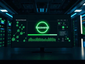 Aave liquidation dashboard showing recovery progress after Kelp DAO hack