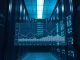 AI systems analyzing real-time data for prediction market arbitrage opportunities in a data center.