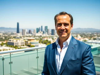 ASML CEO Christophe Fouquet on rooftop in Beverly Hills discussing EUV lithography and AI chip demand