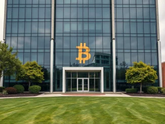 Strategy headquarters in Tysons Corner, Virginia, reflecting Bitcoin buying pause before Q1 earnings
