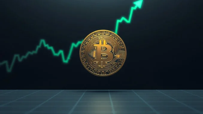 Bitcoin short-term cost basis chart showing price near $80,000 support level with upward trend
